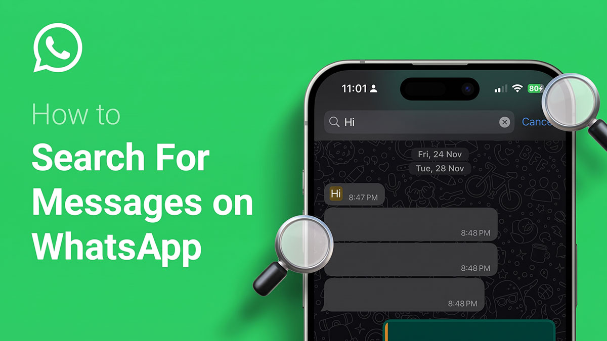 Sohbetlerde eski mesajları arama çilesi bitti: Whatsapp'a arama butonu geldi