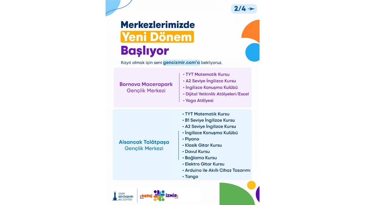 Genç İzmir’de yeni dönem başlıyor