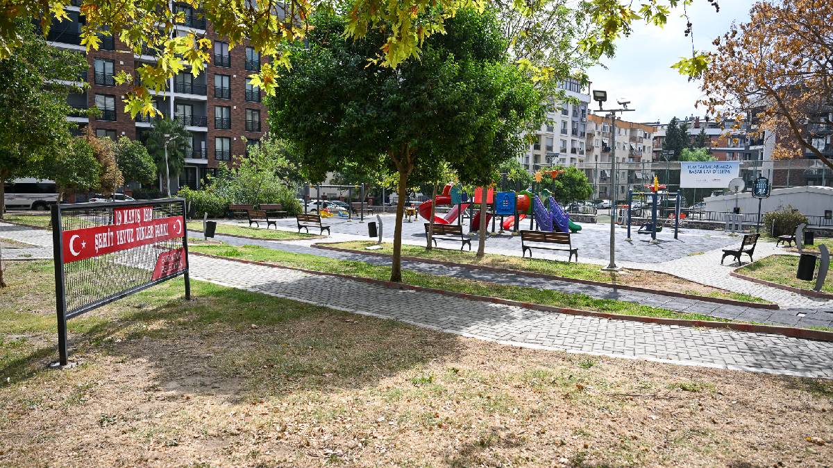 Erzene Mahallesi’ndeki dev park sakinlerinin talepleriyle yenileniyor