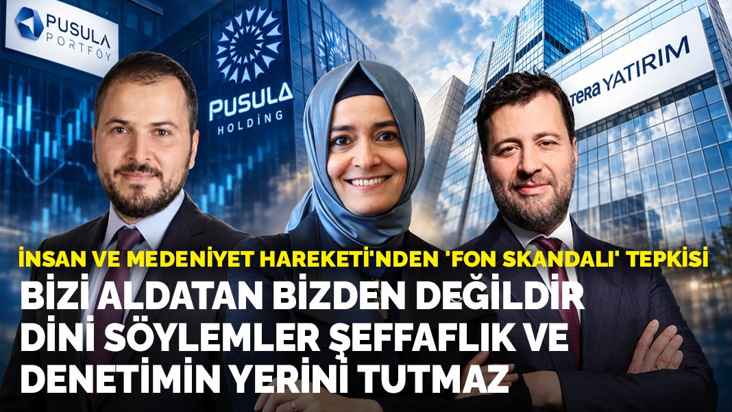 İnsan ve Medeniyet Hareketi: Bizi aldatan bizden değildir. Dini söylemler şeffaflık ve denetimin yerini tutmaz