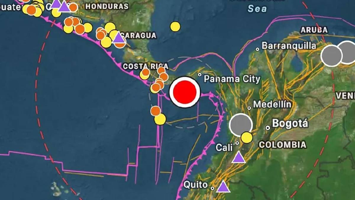 Panama'da 7,6 büyüklüğünde deprem meydana geldi