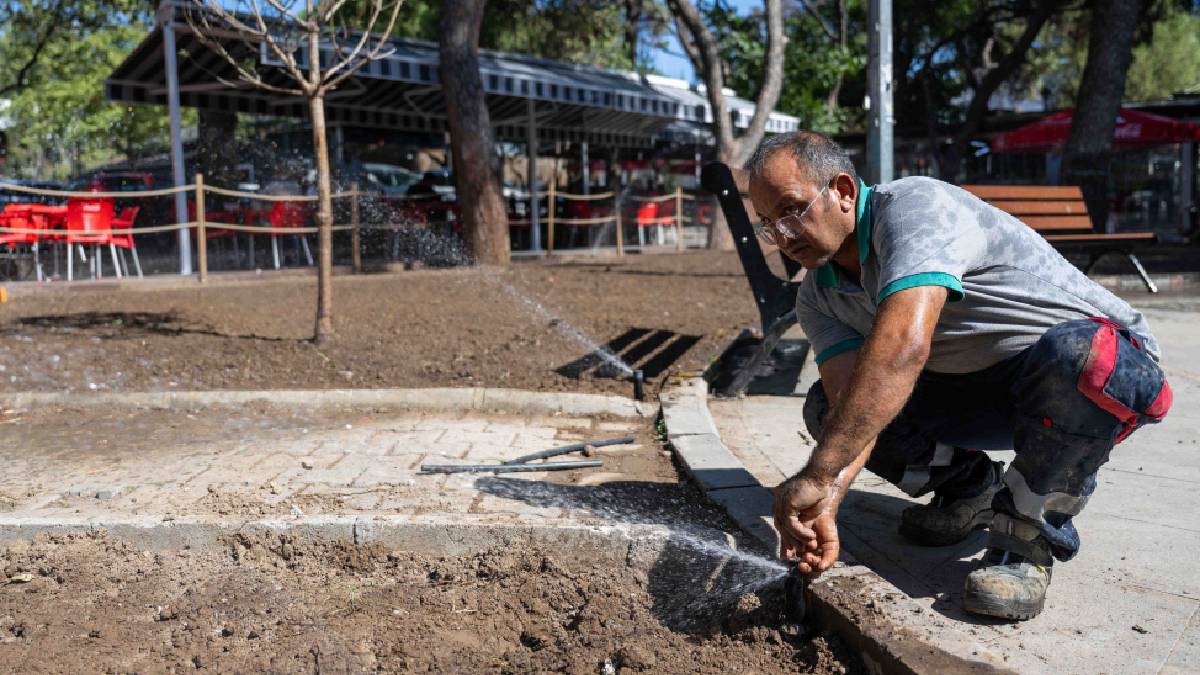 Büyükpark’ta yeşil doku ‘otomatik’ olacak