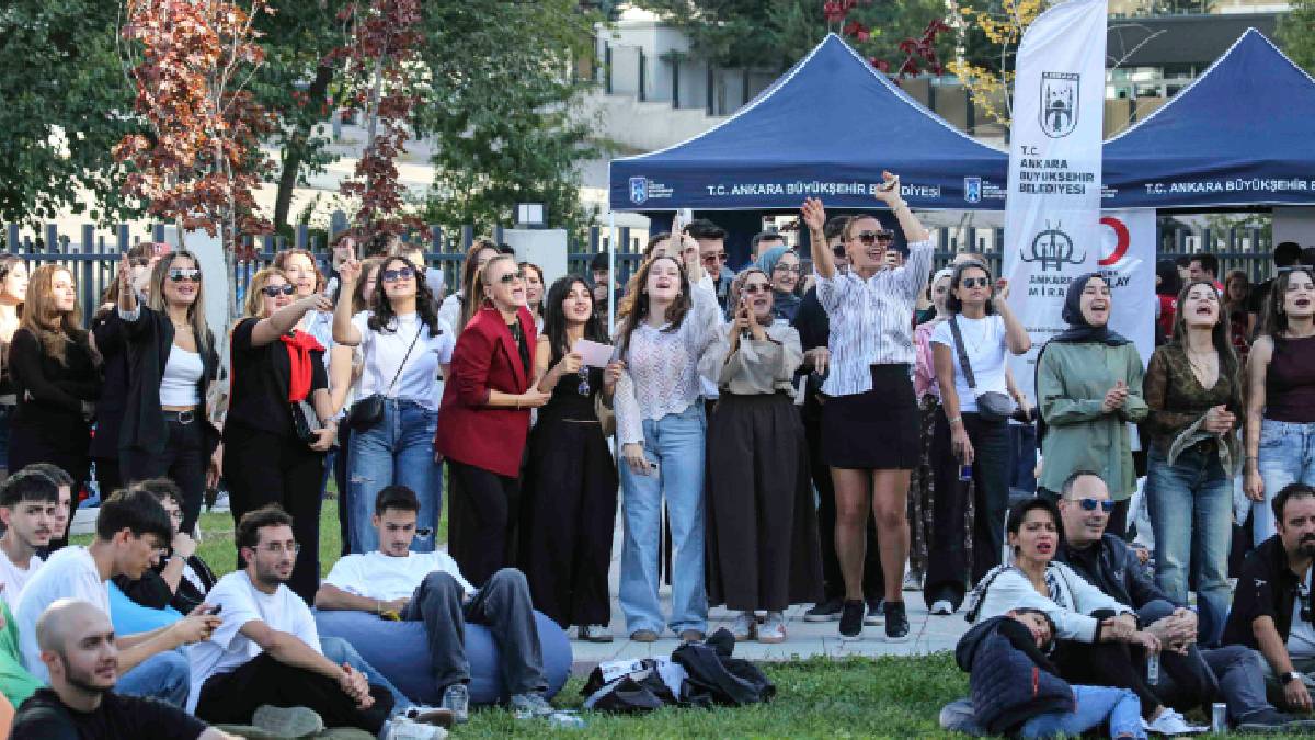 Ankara Büyükşehirden üniversiteli gençlere “Hoş Geldin” şenliği
