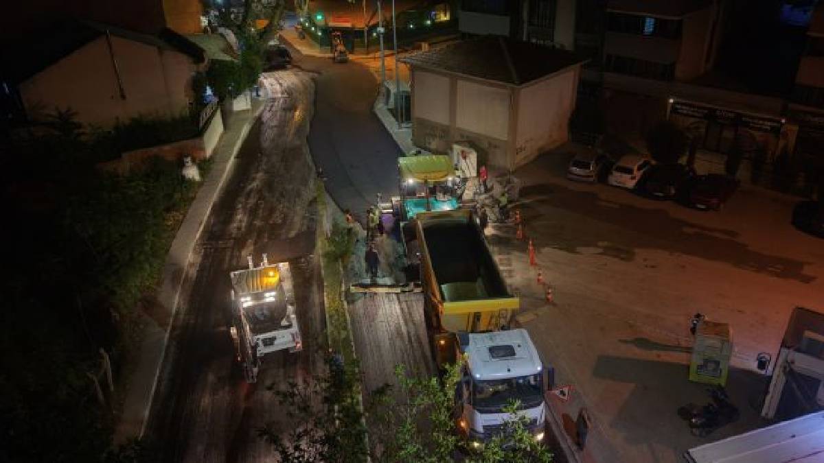 Büyükşehir ekiplerinden ulaşımda gece mesaisi