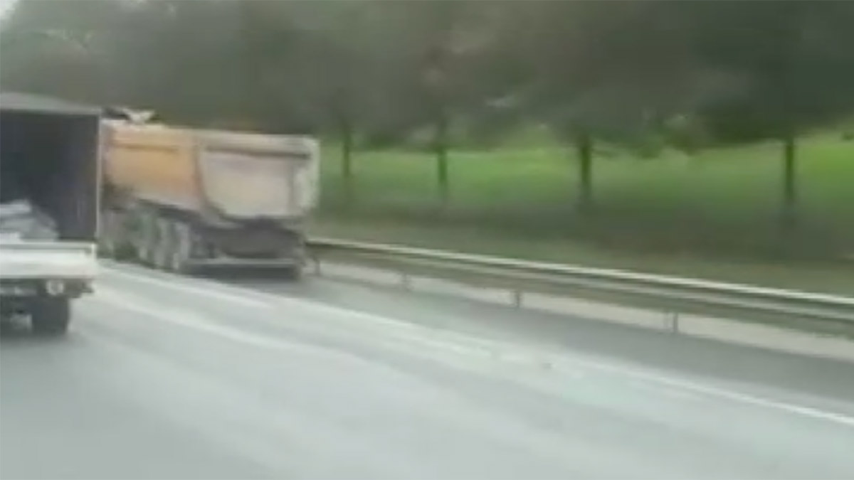 Başakşehir TEM’de trafik yoğunluğu: Bir şerit ulaşıma kapatıldı