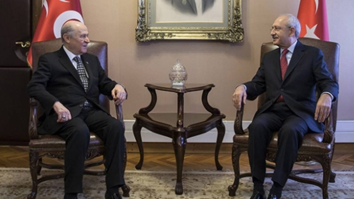 Bahçeli ve Kılıçdaroğlu TBMM'de görüştü