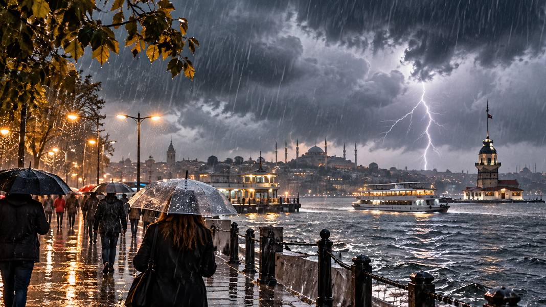 Meteoroloji ilçe ilçe uyardı: Sağanak geliyor, sel riski var