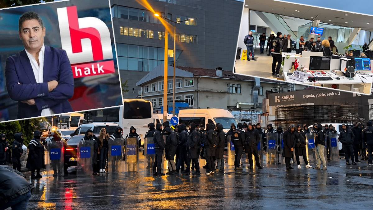 Halk TV binasına sabah saatlerinde polis girdi: Özgür Özel'den kayyum tepkisi