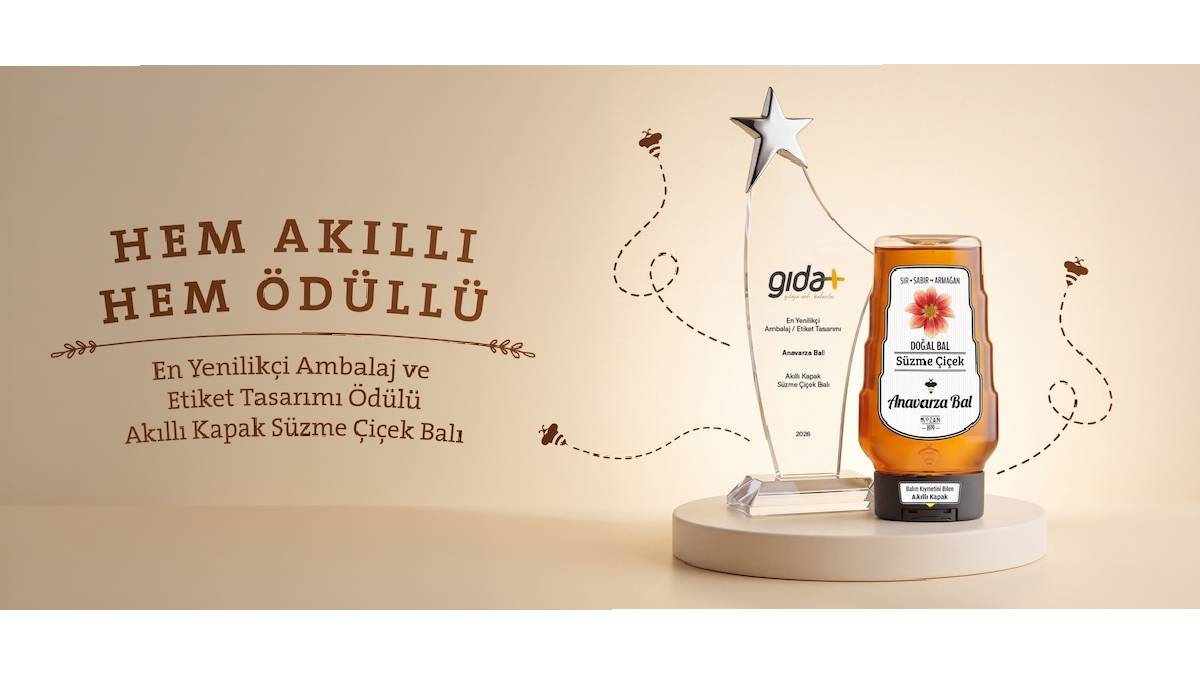 Anavarza Bal’ın akıllı kapak tasarımı, yılın en yenilikçi ambalajı seçildi