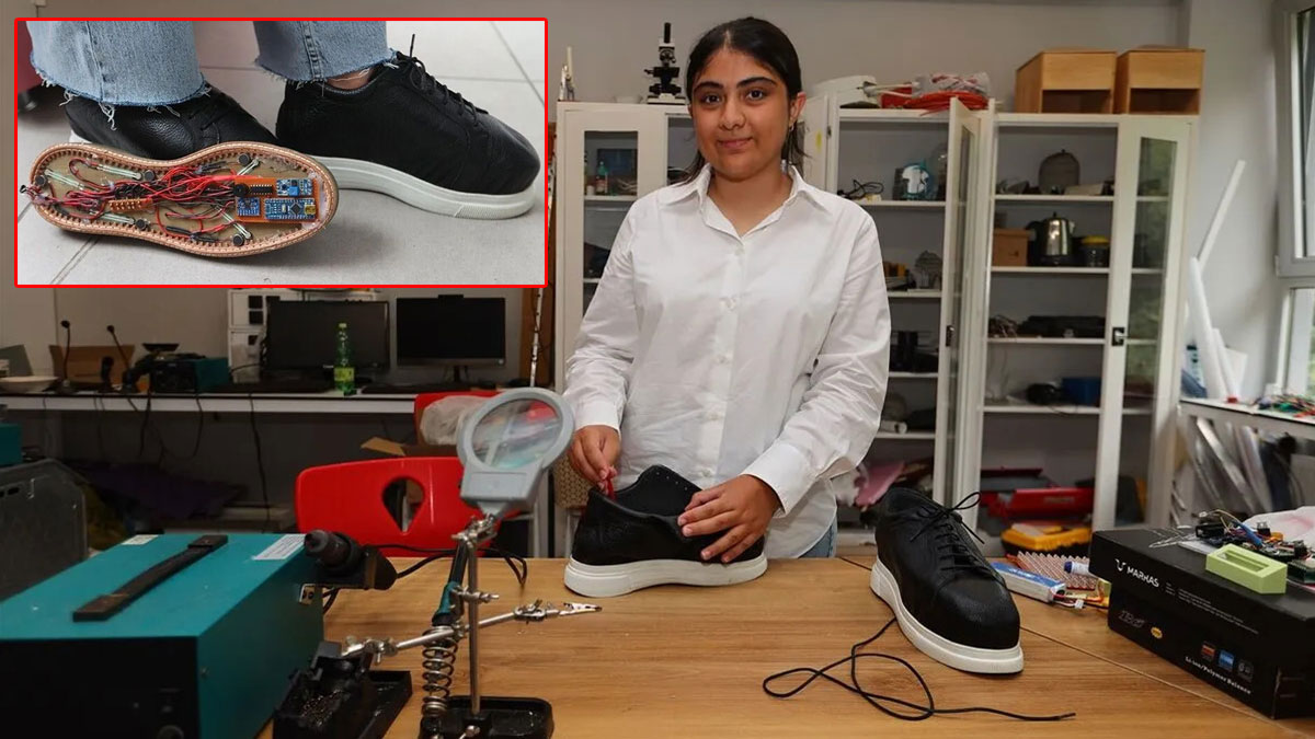Hastaneye gitmekten yorulan genç kızın ayakkabı tabanına gizlediği düzenek tüm hastalara umut oldu