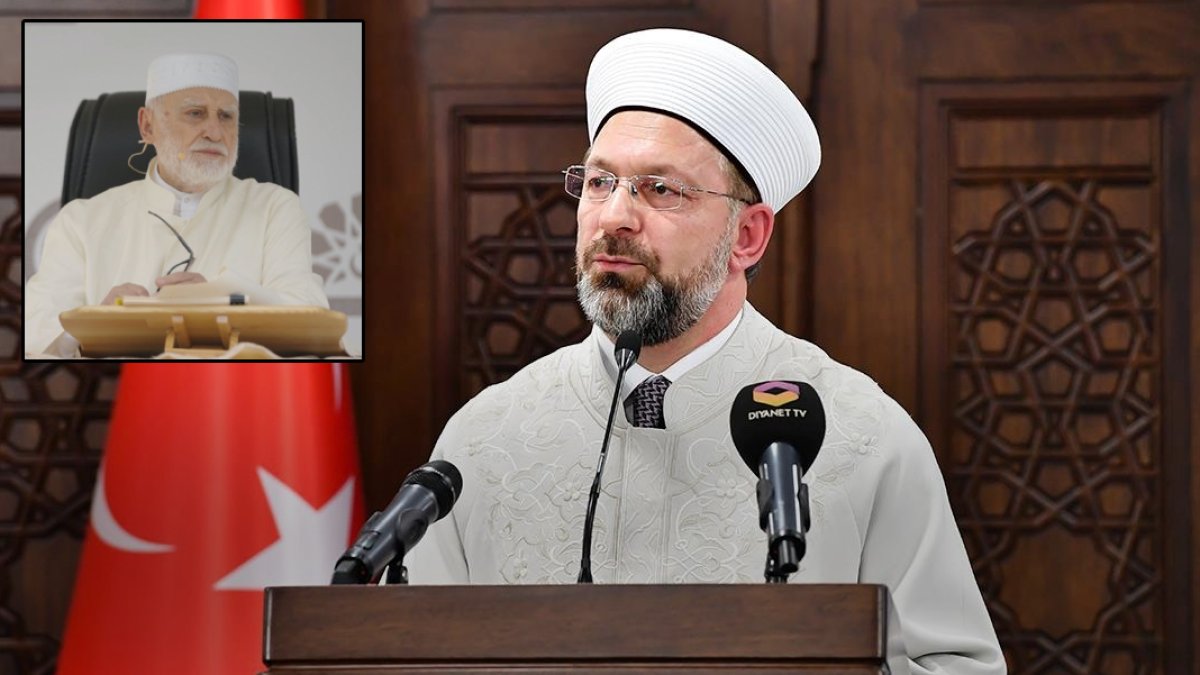 Erenköy cemaatinin iktidara yönelik 'çürüme' uyarısına  Prof. Dr. Erbaş'tan ayetli destek