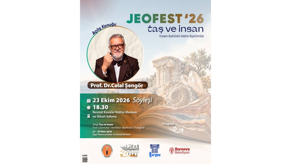 JEOFEST '26 kapılarını Prof. Dr. Celal Şengör ile açıyor