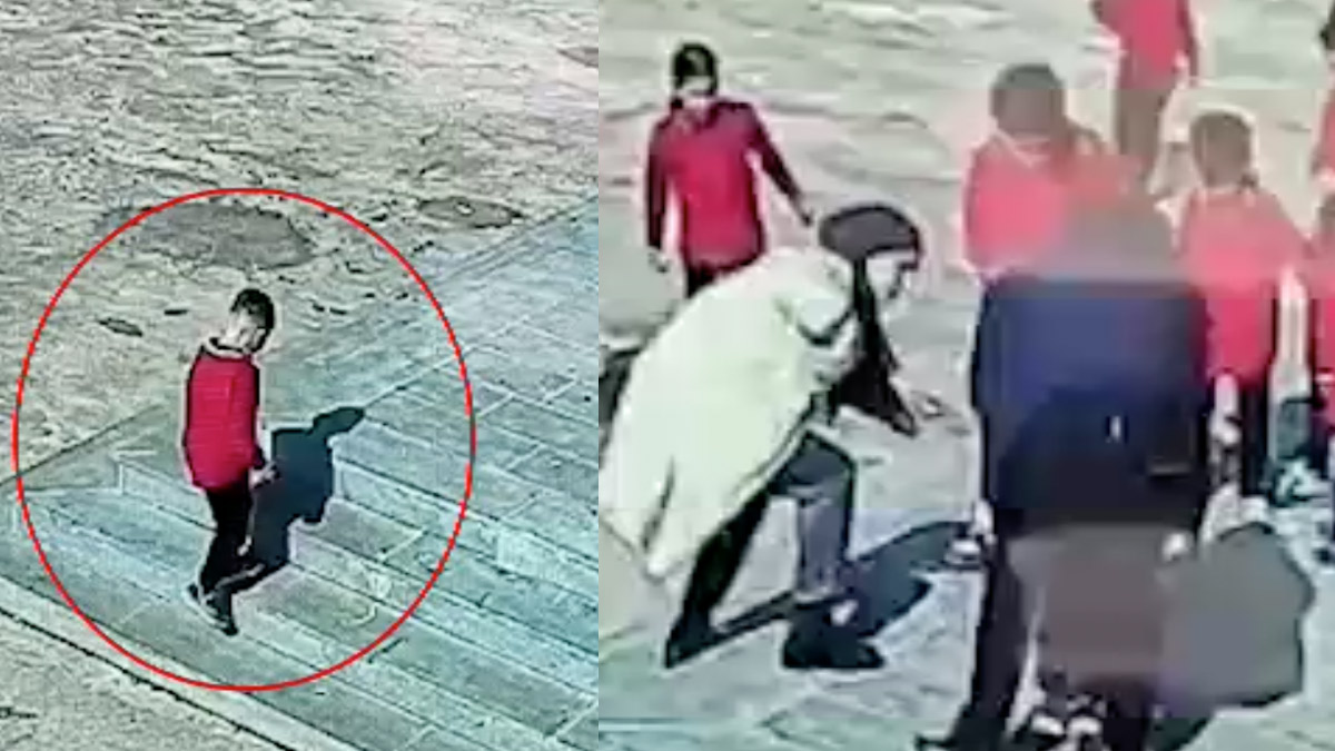 Nefes borusuna mandalina kaçan öğrenciyi müdür yardımcısı kurtardı: O anlar kamerada