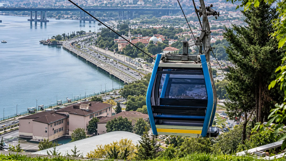 İstanbul’da iki teleferik hattına hava engeli