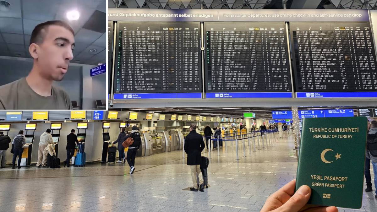 Yeşil pasaportuna güvenip Almanya’ya giden devlet memuru şoke oldu! Frankfurt Havalimanı’ndan çevrildi