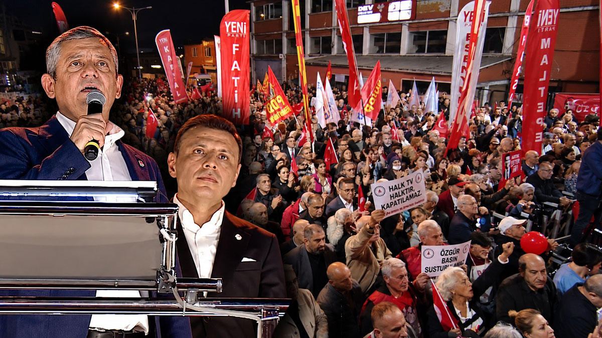 YENİ Parti'den HALK TV mitingi: Eşitsizliğe ve adaletsizliğe ses çıkaran herkes susturuluyor