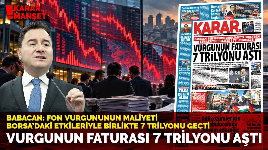 Vurgunun faturası 7 trilyonu aştı
