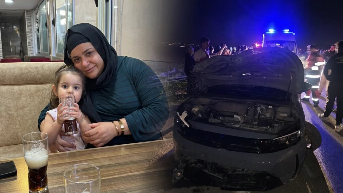 Hatay'da feci kaza: Anne öldü, 4 yaşındaki kızı yaşam mücadelesi veriyor