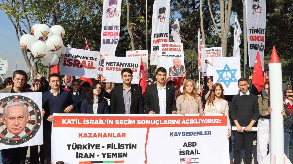 TGB’den Ankara’da İsrail protestosu: “Netanyahu kaybedecek ve yargılanacak”