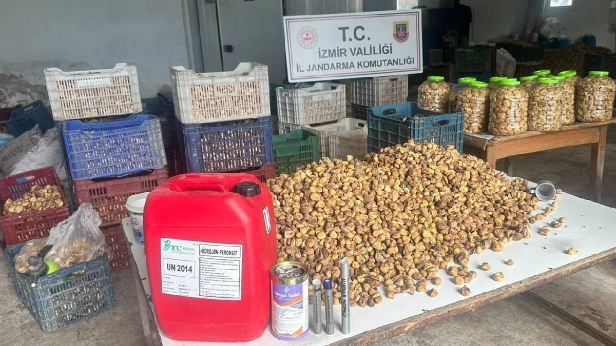 İzmir'de skandal: İnciri lavabo açıcı ile beyazlatmışlar