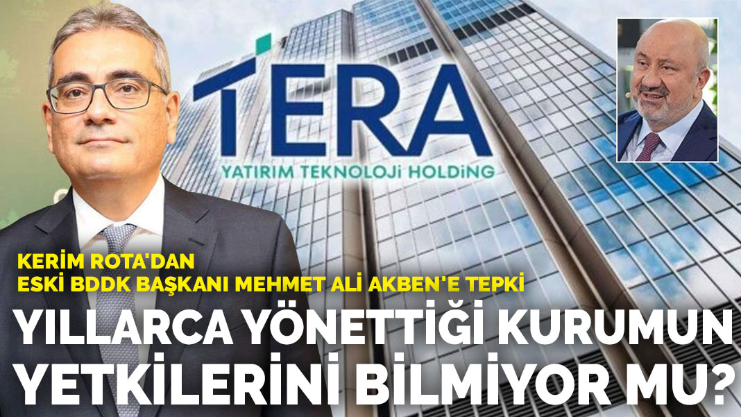 Kerim Rota'dan BDDK eski başkanına sert eleştiri