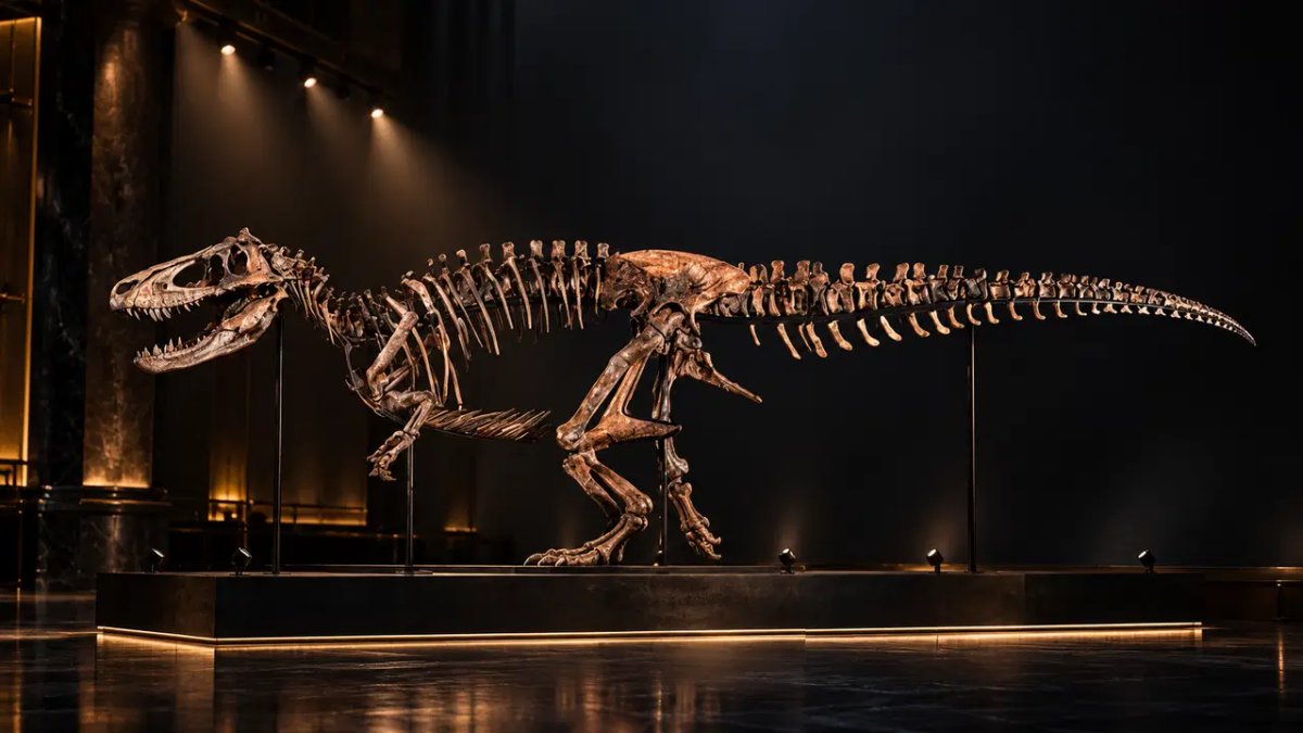 Dinozor fosiline 47,3 milyon dolar: Tarihin en pahalı ikinci satışı