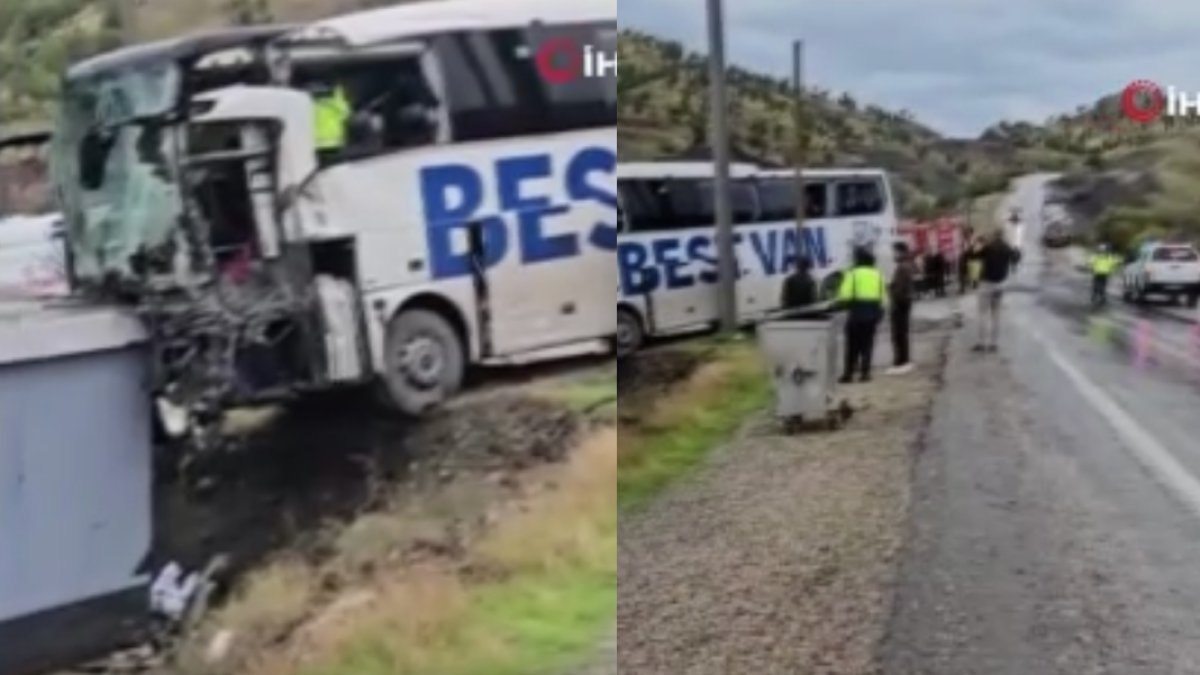 Şırnak'ta TIR'la çarpışan otobüs eve çarptı: 1 ölü, 14 yaralı