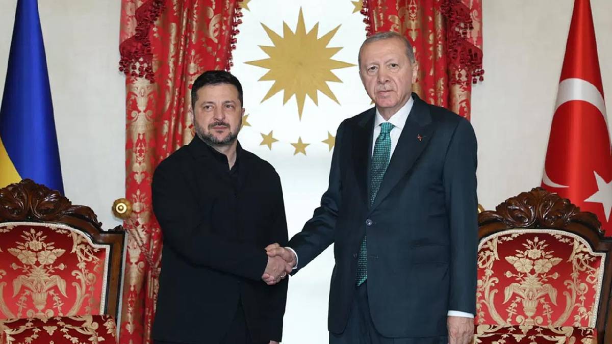 Erdoğan ile Zelenski Dolmabahçe'de görüştü: "Adil barışın kaybedeni olmaz"