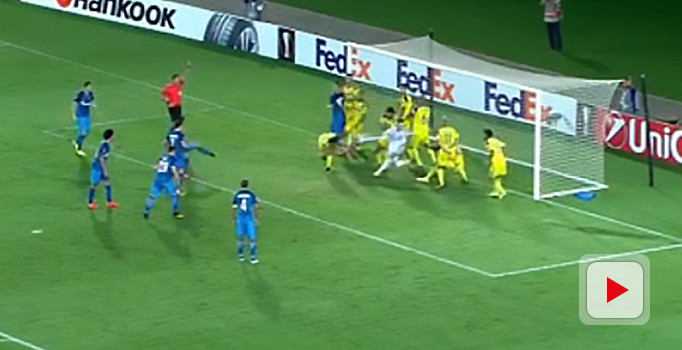 Lucescu'nun takımı Zenit'ten eşi benzeri nadir görünen bir serbest vuruş