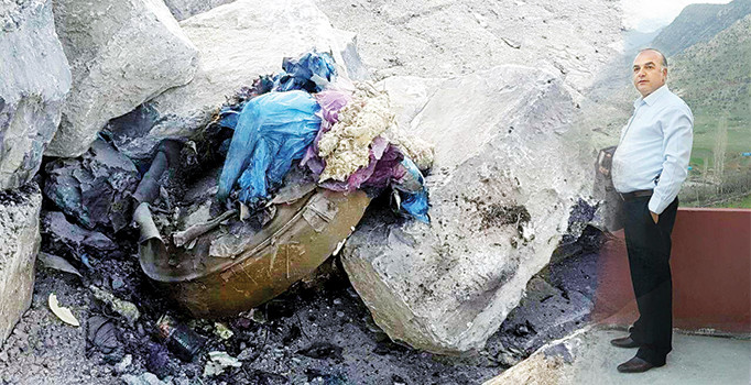 AK Partili başkan Cevher Benek’e anti-tank mayınlı saldırı