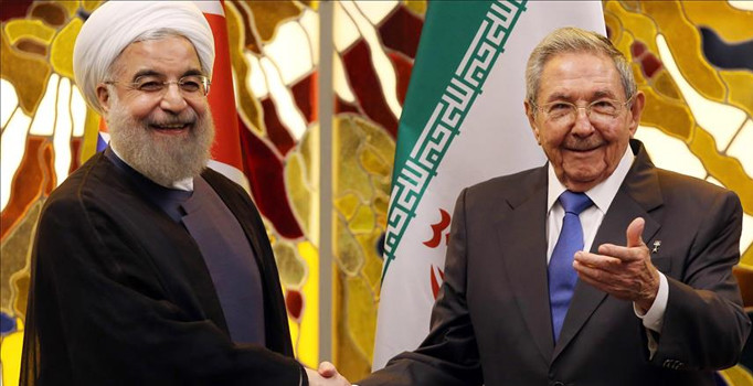 İran Cumhurbaşkanı Ruhani Küba'da