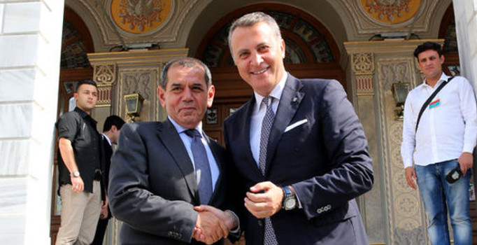 Galatasaray ve Beşiktaş Başkanlarından dostluk mesajı