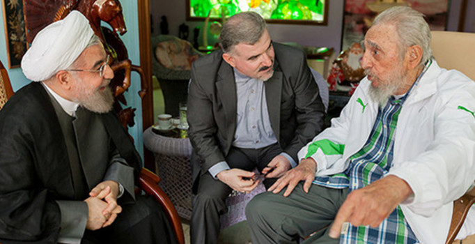 PUMA'lı Castro İran Lideri Ruhani ile görüştü