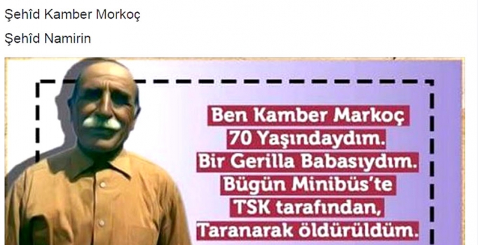 Minibüste ölen Kanber 
Morkoç’un oğlu PKK’lı çıktı