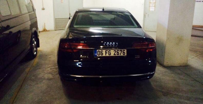 Mehmet Keleş'in makam aracının plakası olay oldu