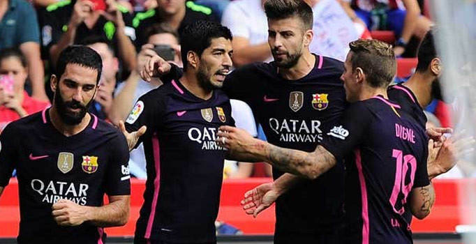 Arda Turanlı Barcelona, Sporting Gijon'u 5-0 mağlup etti