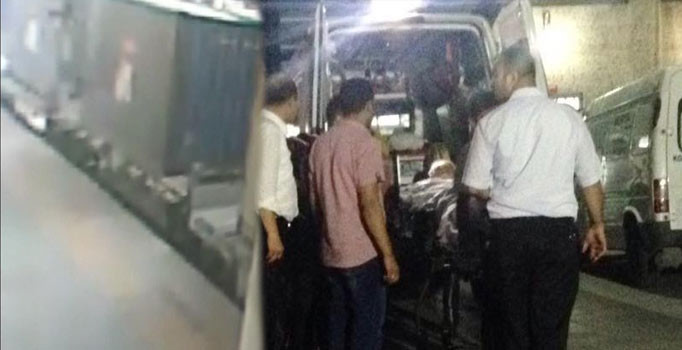 Selfie çekmek isterken akıma kapılan genç güvenlik kamerasında