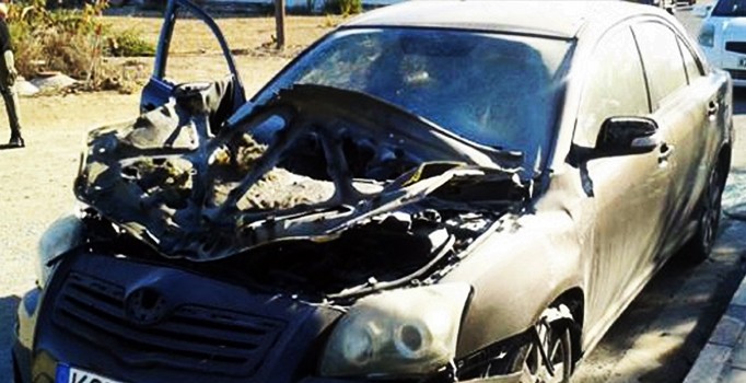 Hakemin arabasına bomba koydular!