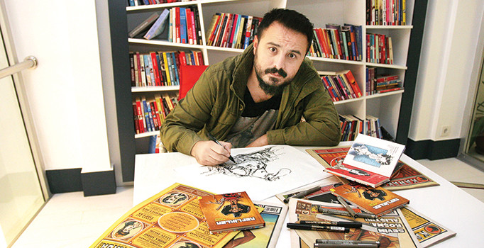 Sinemanın kültleri karikatür albümünde