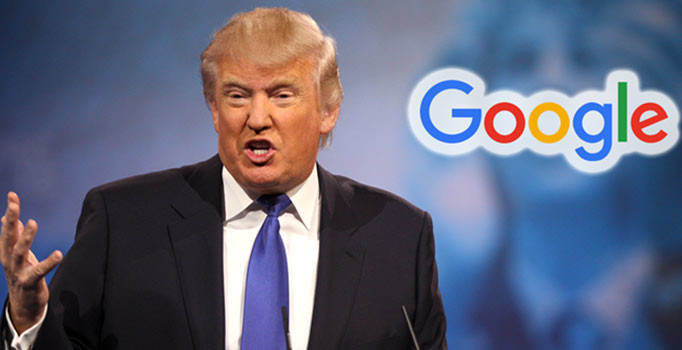 Trump'tan şaşırtan Google iddiası