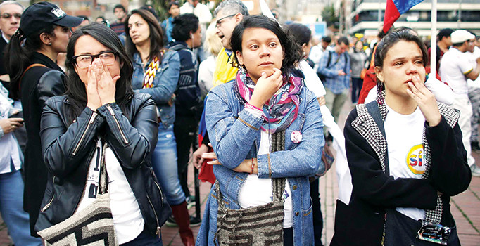 Kolombiya'da tuzu kurular ‘hayır’ dedi barış suya düştü