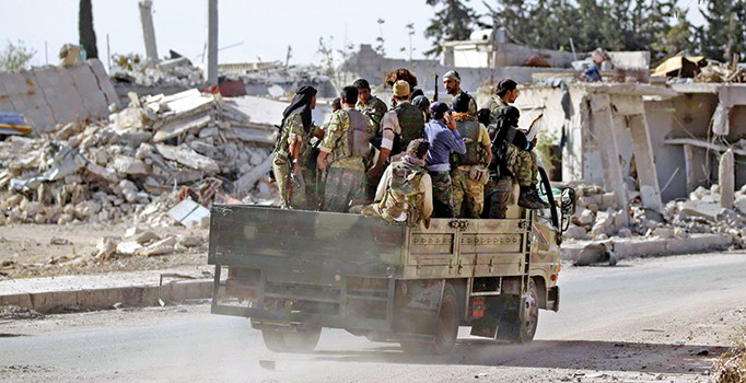 Dabık’ta zorlu temizlik