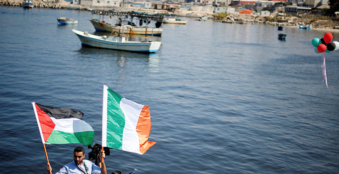 İsrail'in, Özgürlük Filosu'na müdahalesi Gazze'de protesto edildi