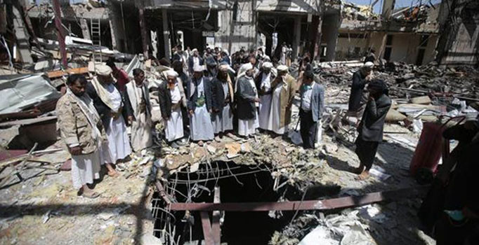 Suud'dan Yemen'in başkenti Sana'daki katliama açıklama: Yanlışlıkla vurduk