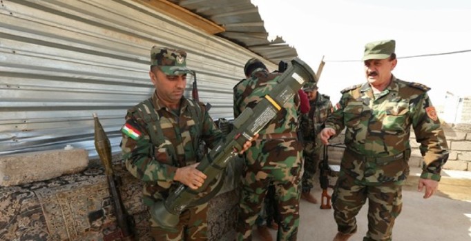 Musul'un etrafında Peşmerge konuşlanıyor