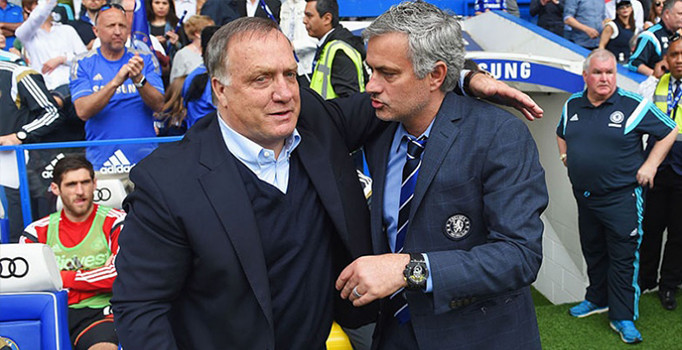Kader ortakları Advocaat ve Mourinho karşı karşıya