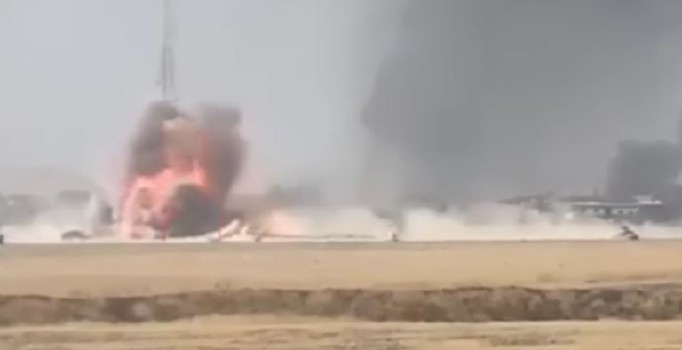 DAEŞ'in Musul'da düzenlediği intihar saldırısı kamerada