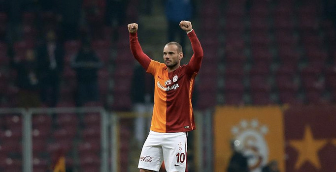 Galatasaray'da Sneijder sevinci