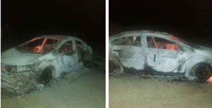 HDP'yi destekleyen beyaz 
Türk'ün aracını PKK yaktı