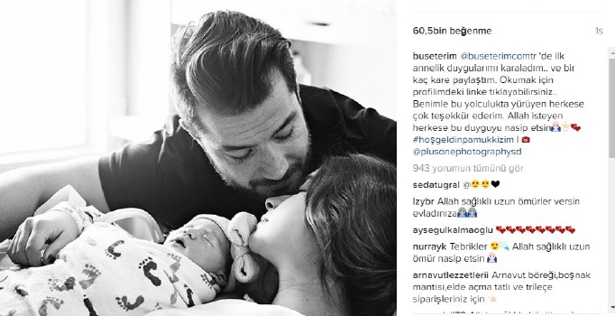 Instagram'da ünlüler: Allah isteyen herkese nasip etsin!